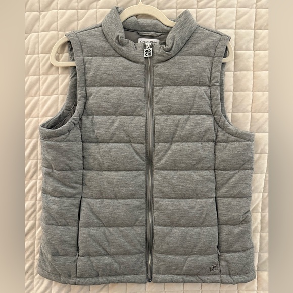 Calvin Klein Gray Quilted Vest - Picture 1 of 3